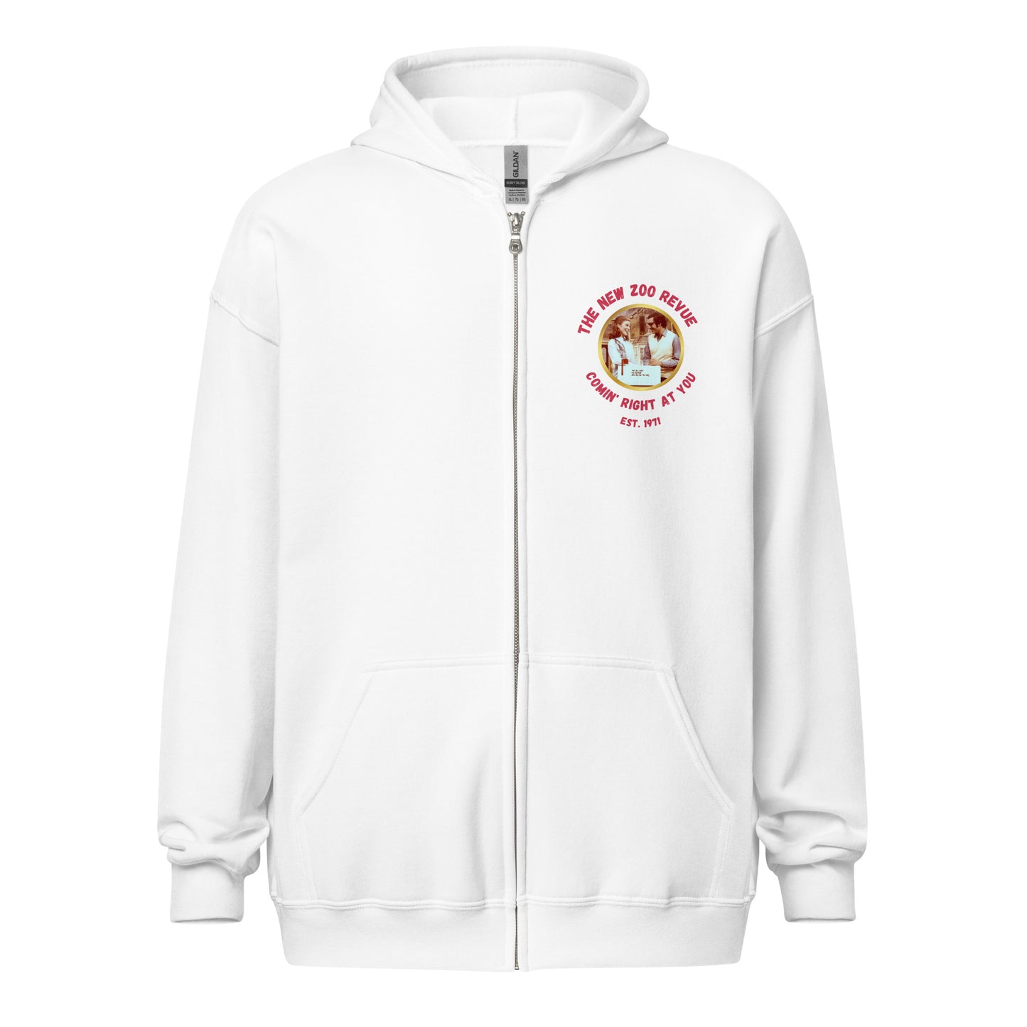 Coming Right At You Zip-Up Hoodie