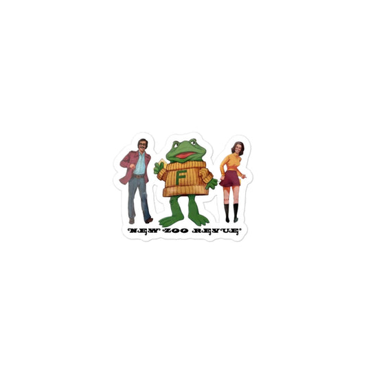 New Zoo 1972 3 x 3 Sticker