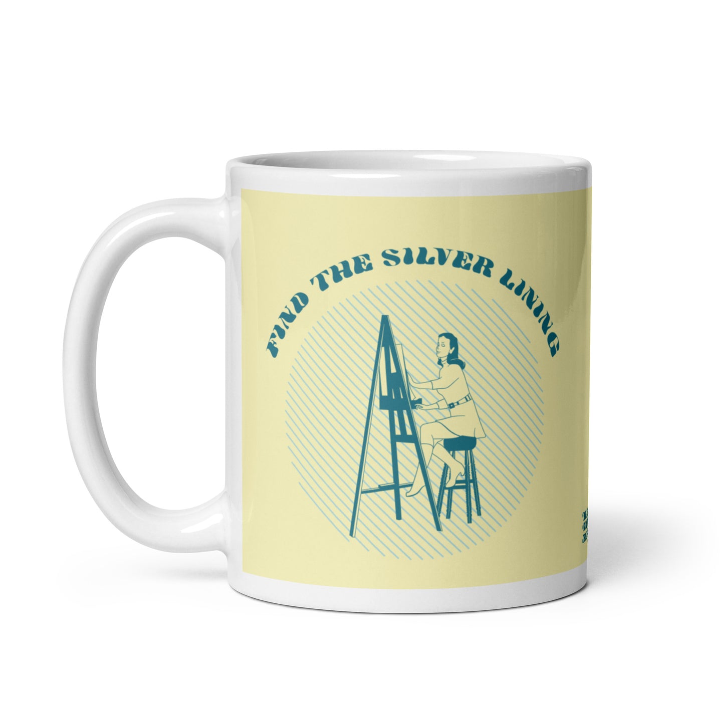Retro Silver Lining Mug