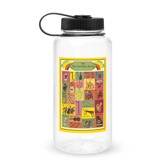 The New Music Revue A to Z's 32 oz Water Bottle